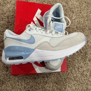 Nike Air Max System in Summit White and Cobalt Bliss